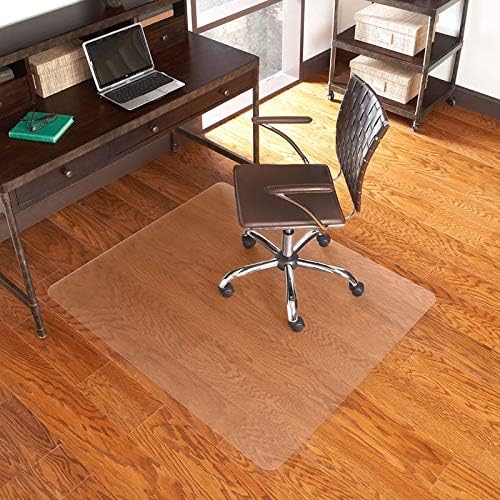 Miniatura 4 de ES Robbins EverLife - Tapete rectangular de vinilo para silla de 46 x 60 pulgadas, serie Multitask, transparente, uso pesado, 46 x 60 pulgadas