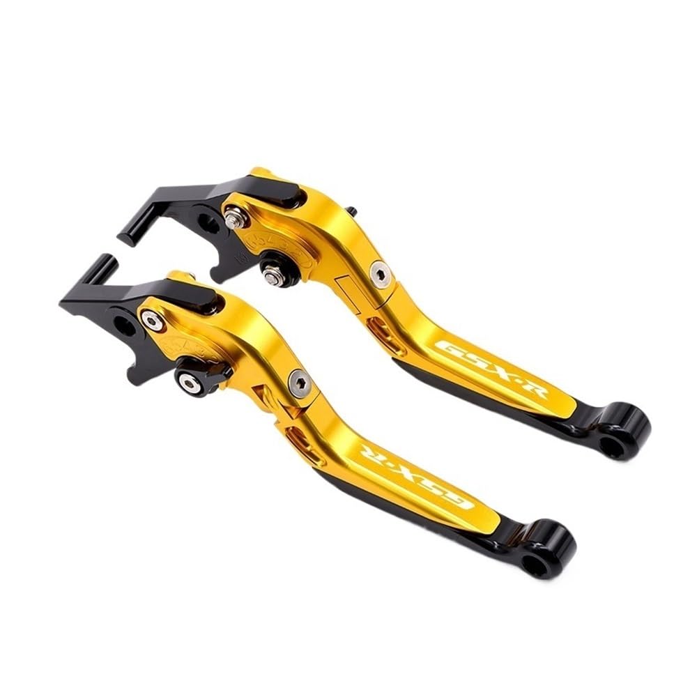 YQIAPZE for GSXR 600 750 1000 GSX-R1000 Gsxr Motorcycle Accessories Clutch Lever Brake Set Adjustable Folding Handle Levers Brake Clutch Levers Handlebars