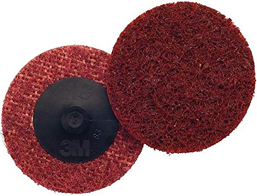 3M Scotch-Brite SC-DR Nonwoven Abrasive Surface Conditioning Disc, Blue Color, Speed Lok TR Quick Change, Aluminum Oxide, 3