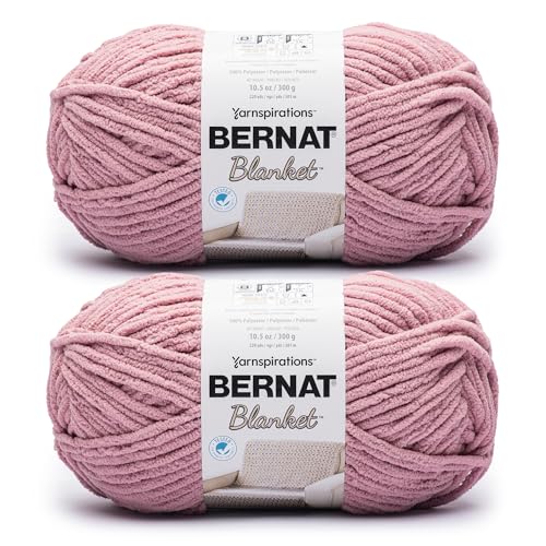 Image of Bernat Blanket - 2 Pack of 220 Yards /10.5 oz Lotus 100% Polyester Yarn