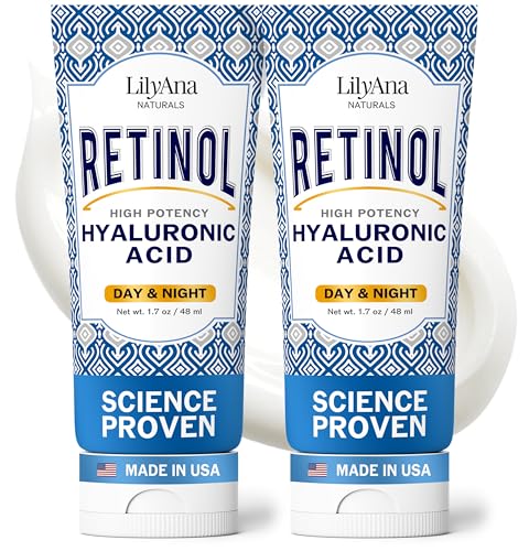 LilyAna Naturals Retinol Cream - Anti-Aging Moisturizer for Face ...