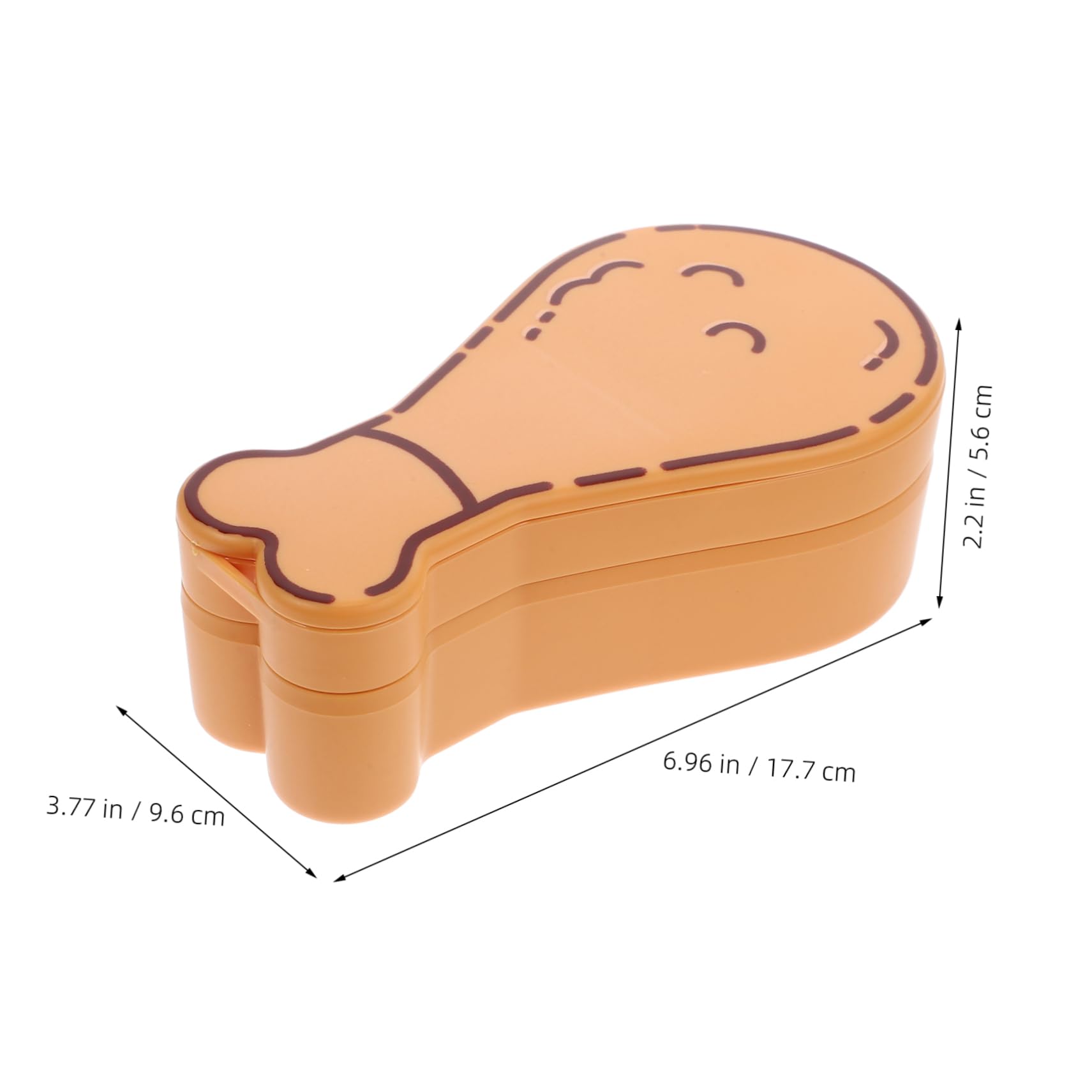 GRIRIW Portable Dog Water Bottle with Food Container Chicken Leg Shaped Pet Water Dispenser and Dish Bowl for Outdoor Walking Hiking and Adventures Sturdy Easy to Clean Capacity