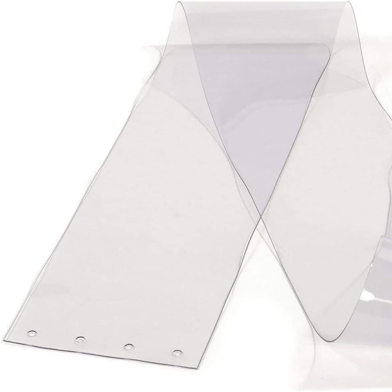Rideaux À Lamelles Transparent Rideau Industriel À Lanières Réduction de Bruit Peut Être Personnalisé, for Entrées D'escalier, Grands Centres Commerciaux(1.6mm,1.34Mx2.4M)