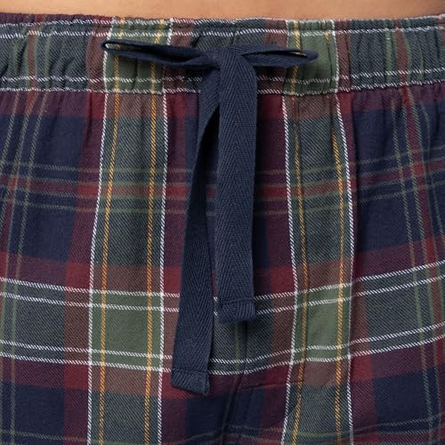 IZOD Men's Long Sleeve Jersey Top and Flannel Pants Pajama Sleep Set4