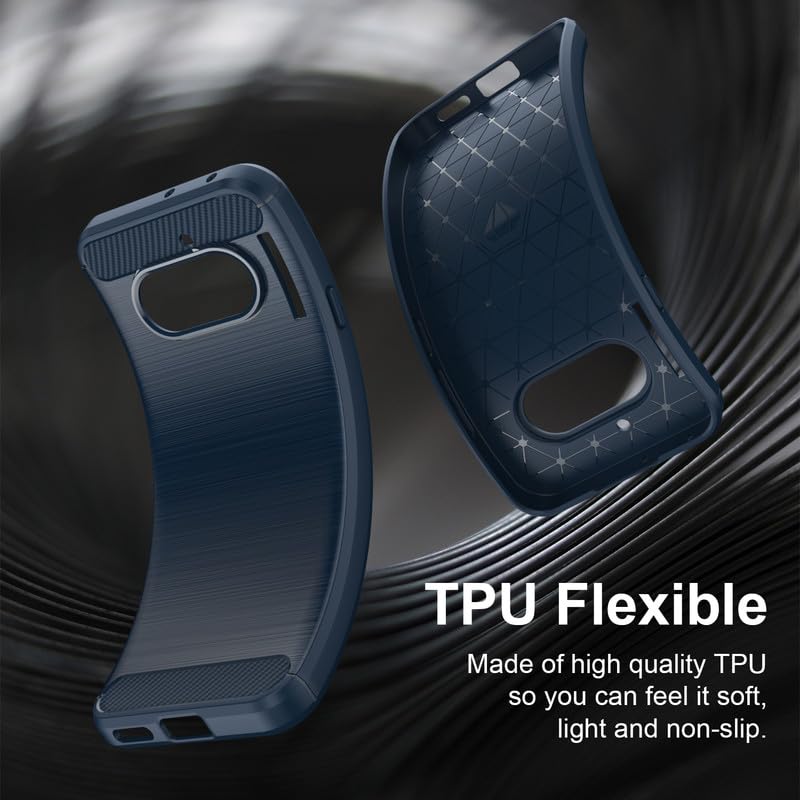 Image of Basic Case for Nothing Phone 4a (Carbon Fibre Blue)