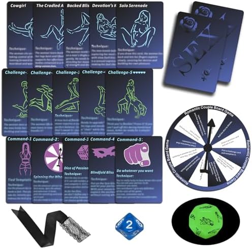 Sex Games for Adults - 42 Sex Cards Game with Sex Position,Command