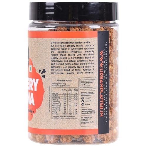 Image of Urban Platter Jaggery Chana, 200 g