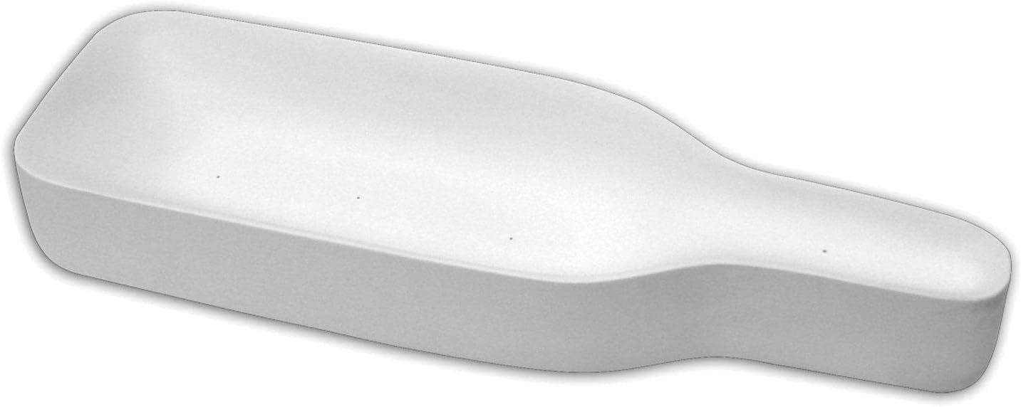 Delphi Glass Rectangular Glassblowing Bottle Mold, Glassforming, White, Glass