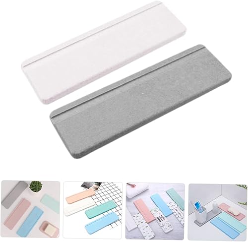 Miniatura 5 de 2 alfombrillas para lavabo, bandeja de esponja para fregadero, decoración de escritorio, alfombrillas para fregadero de cocina, almohadilla