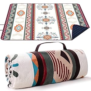 LARUTAN Wasserdichte Picknickdecke 200x200 cm