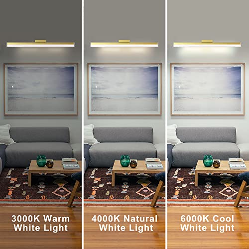 Yusohouse Wireless Led Picture Light, Rechargeable Dartboard Lights With Remote, 22 Inch Picture Lights For Paintings On Wall, 3 Light Color, Picture Light Battery Operated With Timer For Art, Frame #TOP3