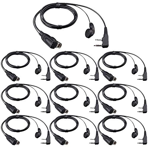 KENWOOD EMC3A イヤホン付クリップマイクロホン　4個セット KENWOOD EMC3A イヤホン付クリップマイクロホン 4個セット