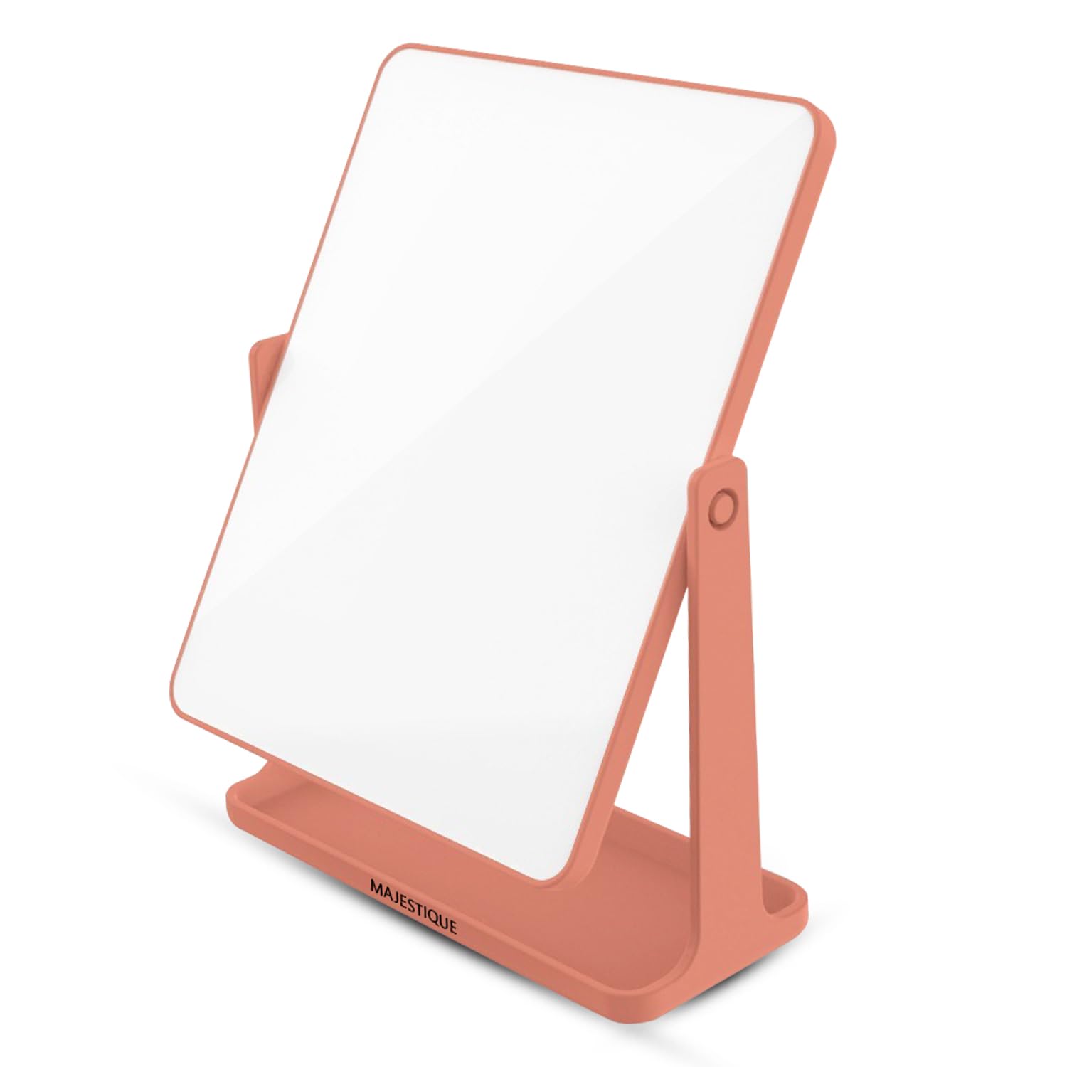 MAJESTIQUE Table Top Vanity Mirror, Foldable Desk Mirror with Stand, 360° Rotating Adjustable Makeup Mirror for Women, Portable and Desktop Use - 1Pc/Multicolour-picture-10