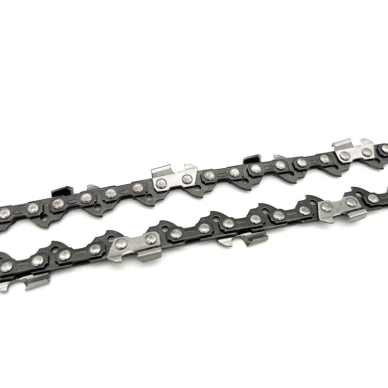 Genérico Hojas de Motosierra, 3 Piezas, Cadenas de Sierra Semi cinceladas for Paso de 3/8", Calibre 1,3 mm, 44, 45, 50, 52, 55, 56, 57 y 59. Disponibles eslabones de transmisión.(52 Links Chains)
