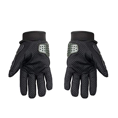 Luva Moto Street Tam. M com Protetor Dorso e Palma Dedo Longo Atrio - MT040