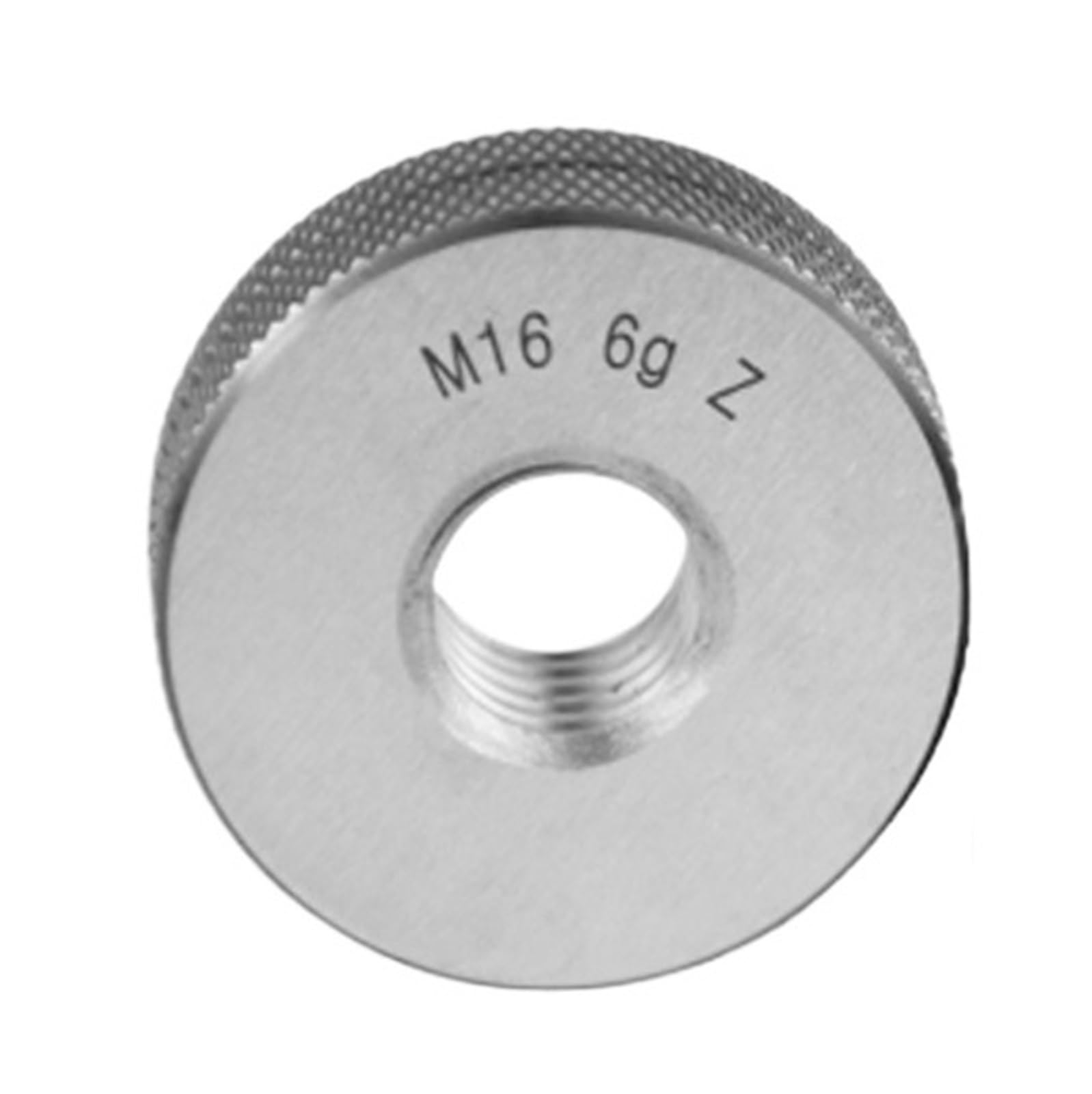 Hyqouklr M16x1.5 Thread Ring Gauge, Thread Ring Gauge Go/No Go 6G M6 M14 M16 2Pcs Set(M16x1.5)