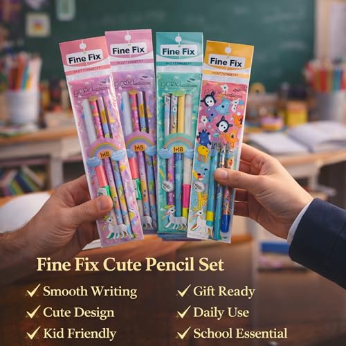 Image of 3 Pcs Pencil Set with Eraser, Sharpener & Extra Eraser for Kids | Stationery Kit for Boys & Girls (Age 3-15 Years) | School Supplies & Birthday Return Gift - Pack of 20