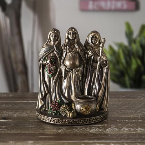 Estatua de Diosa Lunar Celta 5.75 pulgadas miniatura 6