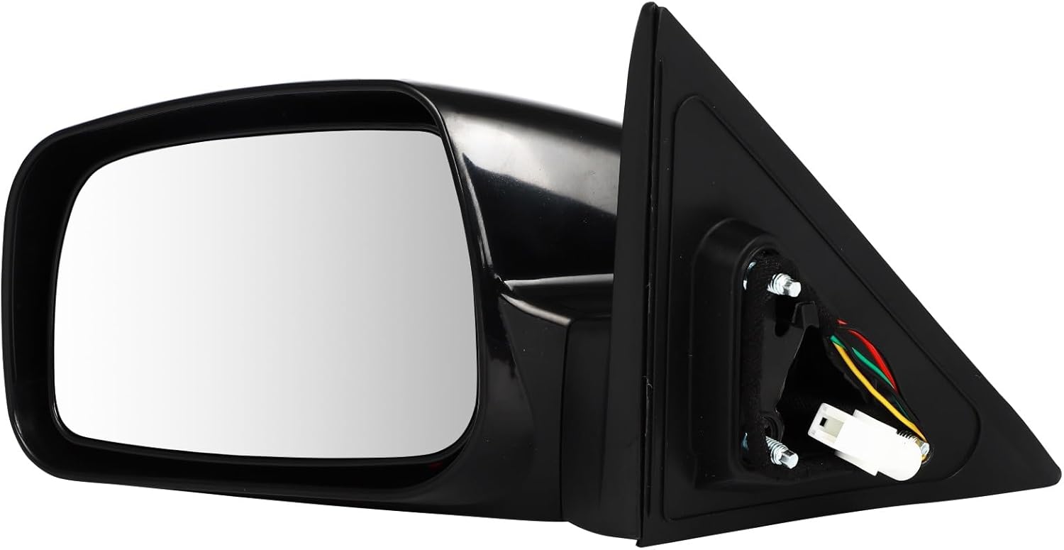 SCITOO Driver Left Side View Mirror Fit For Toyota Camry 2007-2011 Black Replacement Exterior Mirror Power Heated TO1320214