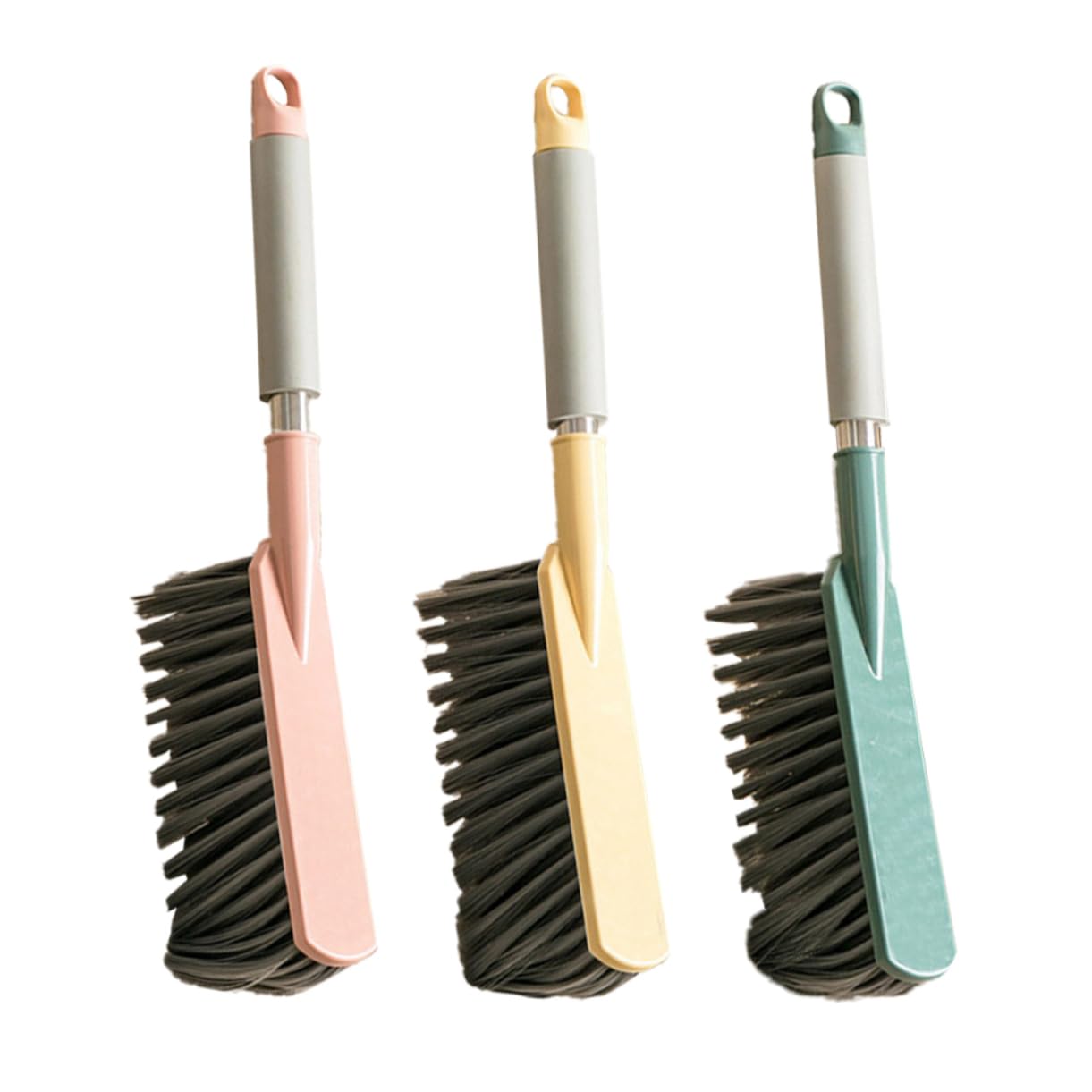 minkissy 3pcs Sweeping Brush Household Cleaning Brush Bed Broom Handheld Bed Brush Sofa Cleaning Broom Dust Removing Brush Bed Cleaning Brush Carpet Brush Sweeping Bed Brush