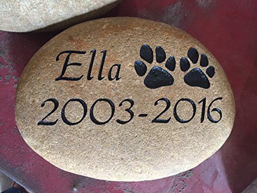 Pekiben Personalized Dog Pet Memorial River Stone #TOP5