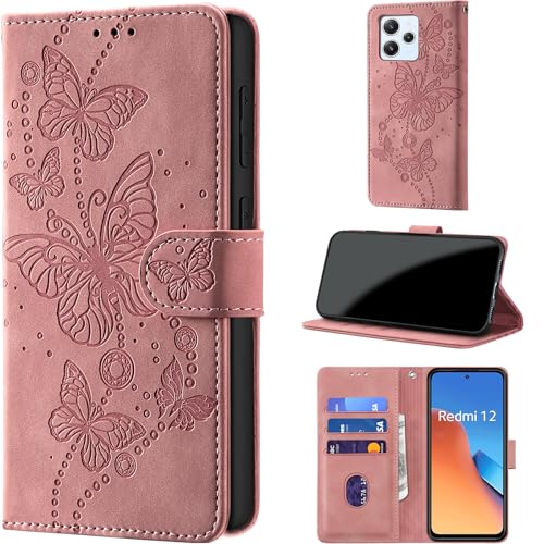 CaseGla Handyhülle für Xiaomi Redmi 12 4G/5G Hülle Rosa