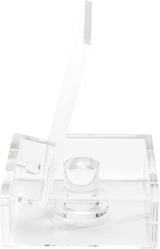 Miniatura 4 de russell+hazel Soporte acrílico para bloque de teléfono, organización de escritorio y suministros de oficina, 4 pulgadas de ancho x 4 pulgadas de