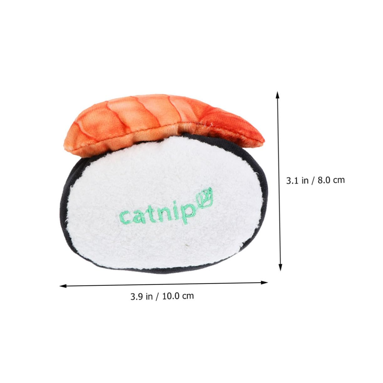 DOITOOL 6piezas Juguete De Gato De Catnip Sonido Sushi De Peluche para Masticar Interactivo para Mantener Tu Gato y Saludable
