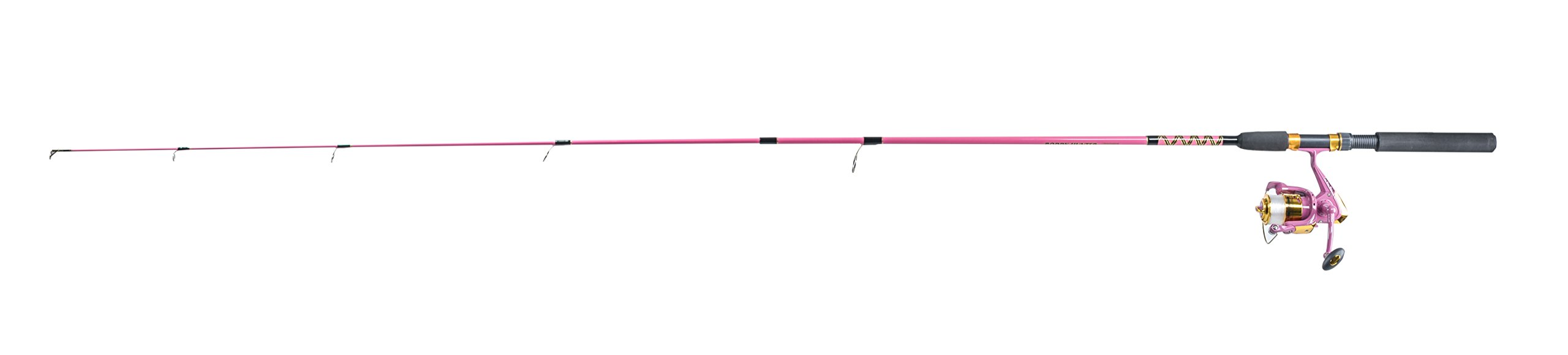 Master Fishing Tackle Roddy Hunter LED Lites Spinning ComboDN 508-WL, Pink, 8ft