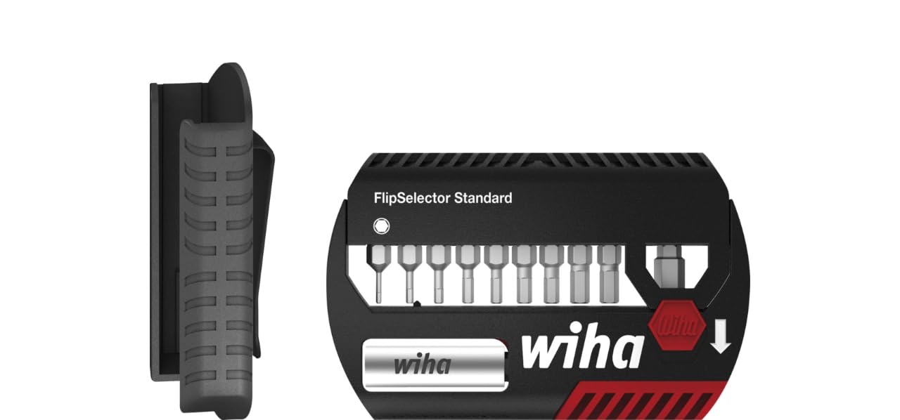 Wiha Bit Set FlipSelector Standard 25 mm Sechskant 11-tlg. 1/4