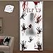 ZEACCT 60*30 "grande couverture de porte de fenêtre Halloween pour maison hantée décorations d'halloween effrayant sanglant empreinte de main accessoires d'halloween