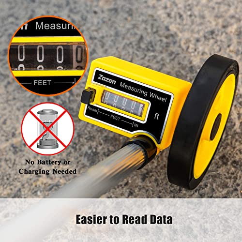 Zozen Measuring Wheel, 4-Inch Measure Wheel thumb #3