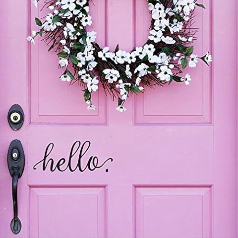 BATTOO Hello Door Decal Cover