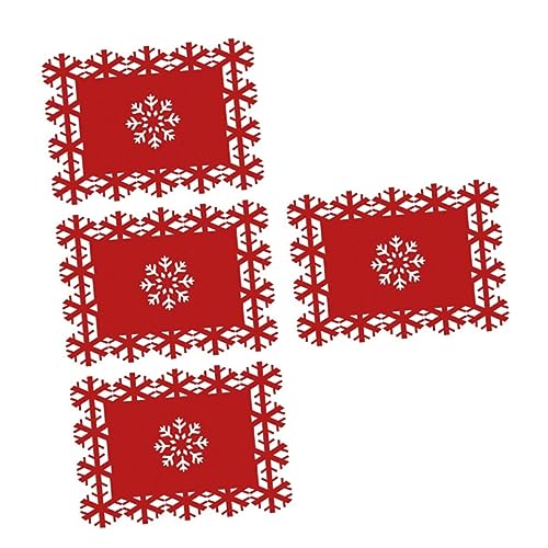 Napperon flocon de neige Ciieeo, le coffret de table de Noël idéal à offrir