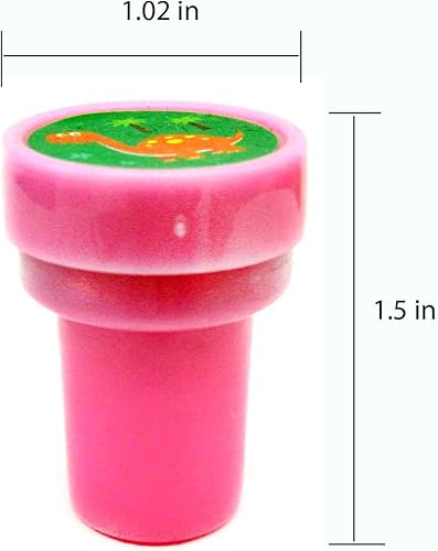 Miniatura 7 de TINYMILLS 60 sellos surtidos de animales para niños con 60 diseños diferentes, bolsas de regalos para fiestas, premios, recompensas en el aula,