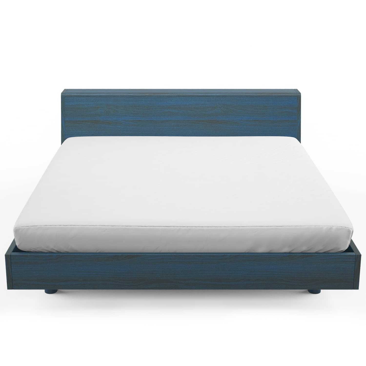 HOME STILL Jersey Fitted Sheet Single 100x200x30 cm, White – Soft Stretch Polycotton, Deep Pocket 30 cm, Elastic All Around, Breathable, Wrinkle Resistant Bed Sheet
