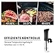 Sous vide Sous-vide Garer, Präzisionskochtopf Immersion Zirkulator, 3D Leistungsstarke leise Wasserzirkulation, Low-öl und fettarm, gesunde Ernährung Schwarz(MEHRWEG)