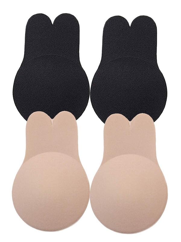 Reusable Silicone Bra Replacement Straps Bra Women Beige Black-image-3