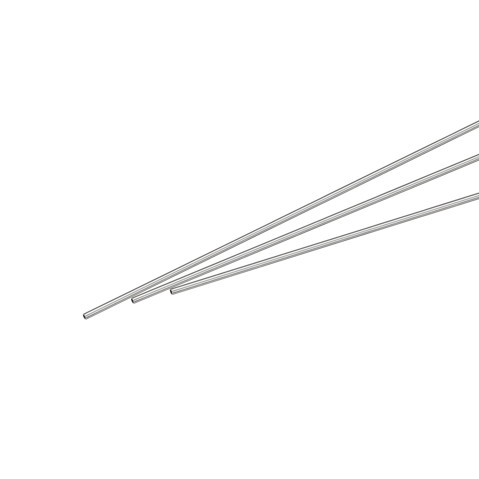 QUARKZMAN 304 Acciaio Inossidabile Tubo Rotondo, Tubo Capillare 0.7mm x 0.1mm x 300mm, 3 Pezzi