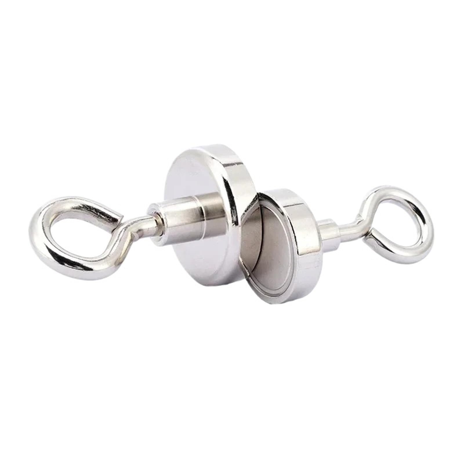 Aimant De Pêche 2 pièces N52 aimants de pêche en néodyme Fort Crochets aimants de récupération Aimant en néodyme chercheur Aimant en néodyme Puissant for la pêche Aimant Neodyme