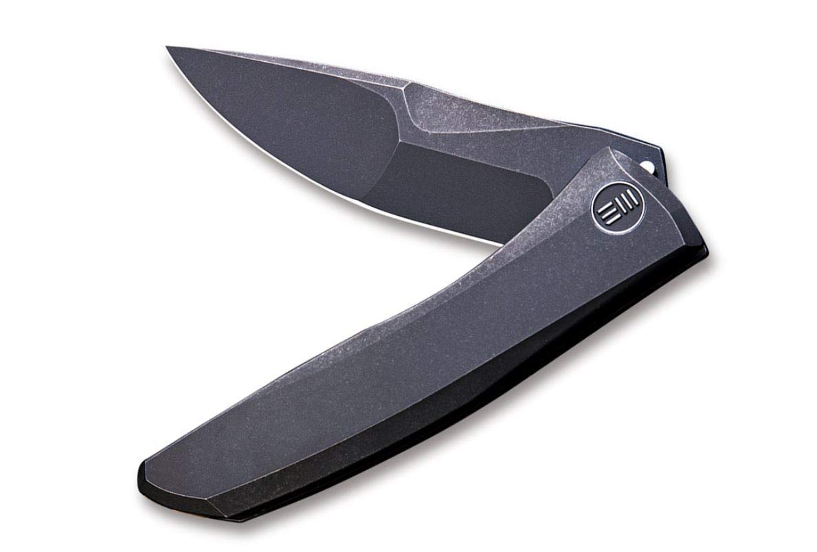 WE Knife Scoppio Black nóż kieszonkowy, uniseks, czarny, 20,8