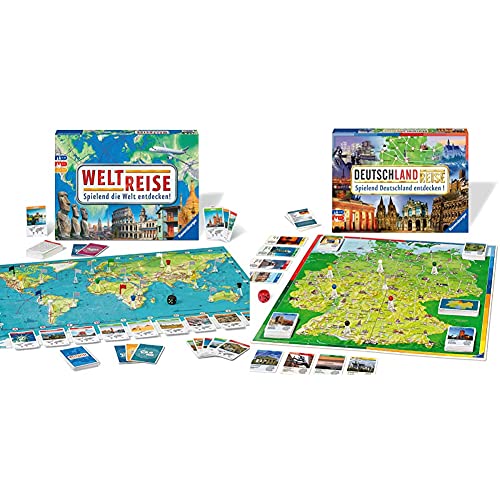 Ravensburger 26888 26332 - Weltreise- Familienklassiker ab 8 Jahren -...