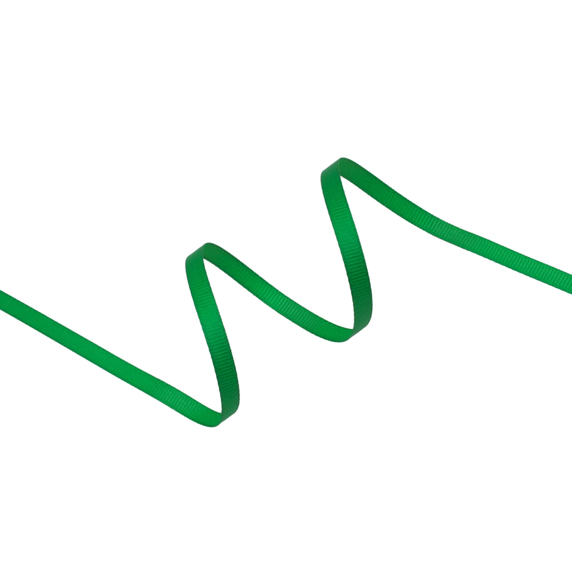 Kryvus Grosgrain Ribbon, Emerald Green Ribbon 6mm x Continuous 45 Metres - Image 2