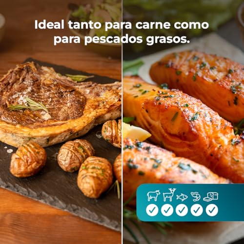 Cecotec Zubehör für Heißluftfritteusen - Air Fryer - Smokin’ Apple Pellets. Holzpellets aus Apfelbaumholz zum Räuchern, die einen einzigartigen Geschmack und ein charakteristisches Aroma verleihen