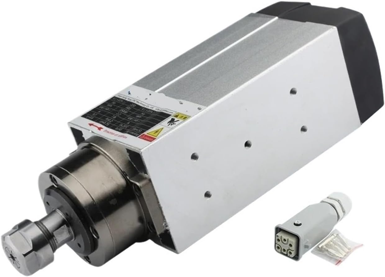 2.2kw air cooled spindle motor 380V 220V 18000rpm ER20 300Hz 2.2kw P4 with ball bearing(2.2kw ER20 380V)