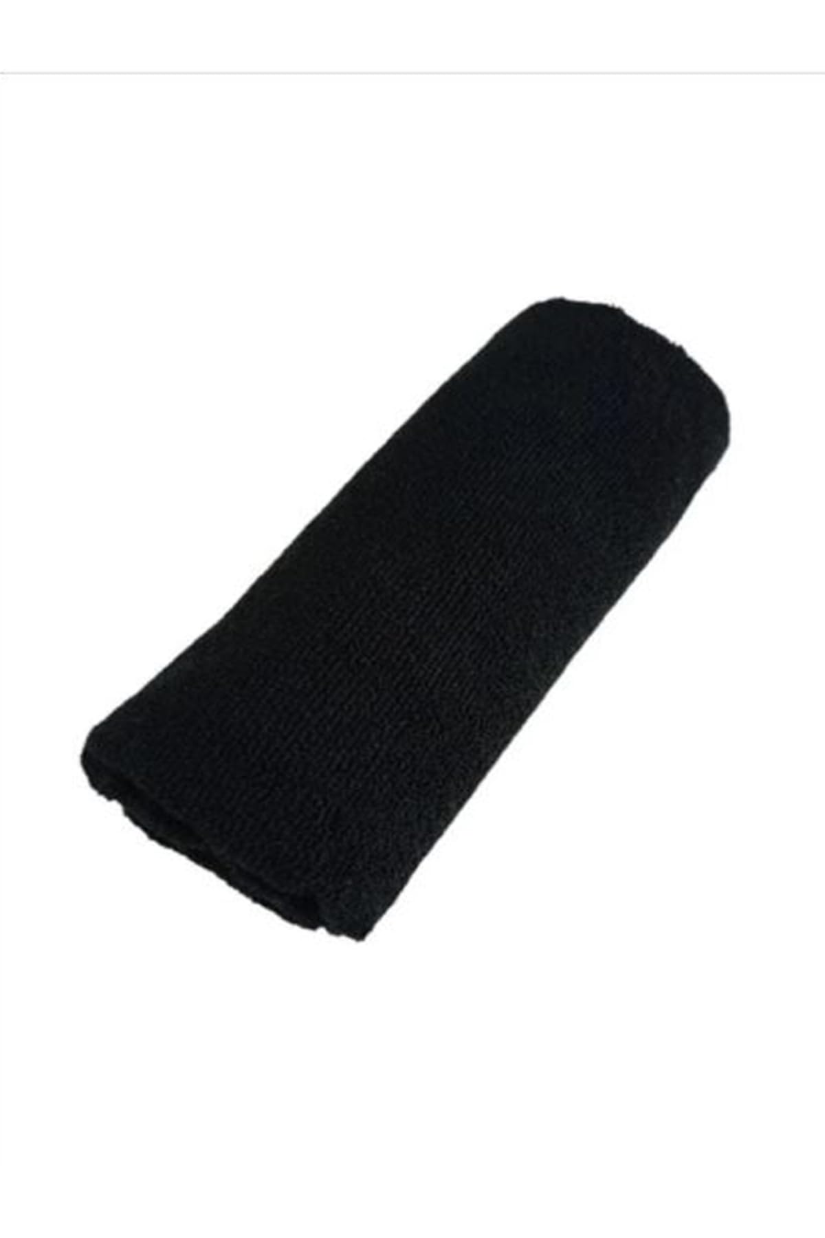 GOLDRİSE, 12 Adet Outlet Siyah Mikrofiber Kuaför Havlusu Saç Boyası Tutmayan, 50 x 90 CM, Siyah, 101050