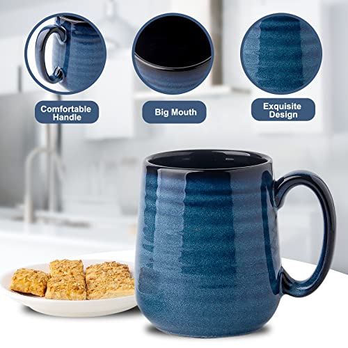 Hasense-Coffee-Mugs-Set-of-6-12-Ounce-Coffee-Cups-Set-with-Handle-Ceramic-Tea-Mugs-for-Kitchen-Blue-Latte-Mugs-for-CoffeeCocoa-Tea-Stylish-Mug-Gift-Dishwasher-and-Microwave-Safe Hasense Coffee Mugs Set of 6 12 Ounce Coffee Cups Set with Handle Ceramic Tea Mugs for Kitchen Blue Latte Mugs for CoffeeCocoa Tea Stylish Mug Gift Dishwasher and Microwave Safe