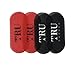 TRU BARBER HAIR GRIPPERS 2 COLORS BUNDLE PACK 4 PCS for Men and Women - Salon and Barber, Hair Clips for Styling, Hair holder Grips (Red/Black)
