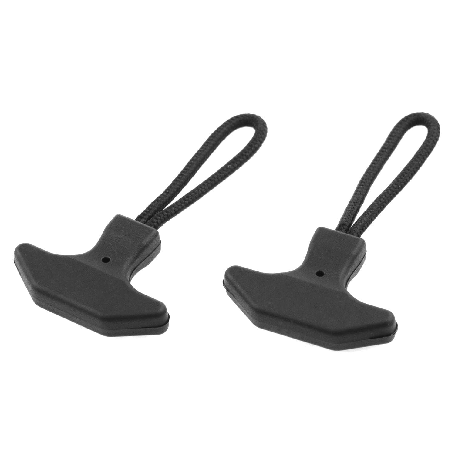 Zangc Tirador de cremallera en forma de T, tiradores de cremallera resistentes de TPU para mochilas, estuches, bolsos, bolsos y otros equipos deportivos, cabezales de cremallera, 4 unidades