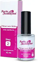 Primer sem Ácido Mais Aderência Unhas Gel 10ml, Arte Sedução